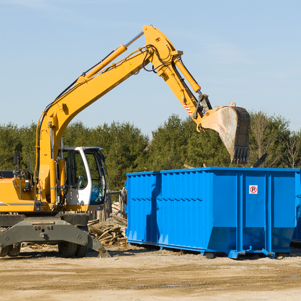 are there any restrictions on where a residential dumpster can be placed in Wamsutter